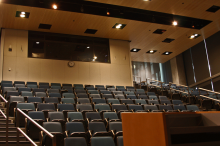 The Harvey Mudd Auditorium at Harvey Mudd College, Claremont, California.